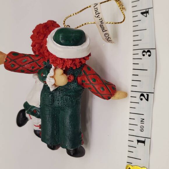 Vintage Raggedy Ann and Andy 1998 Christmas Ornament Vintage Christmas - Picture 11 of 14